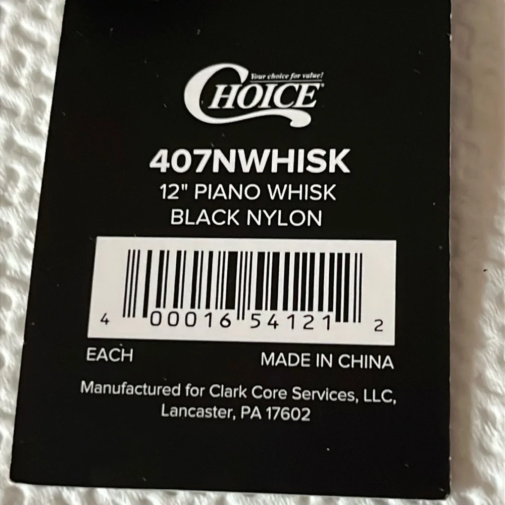 Choice Black Nylon Whisk